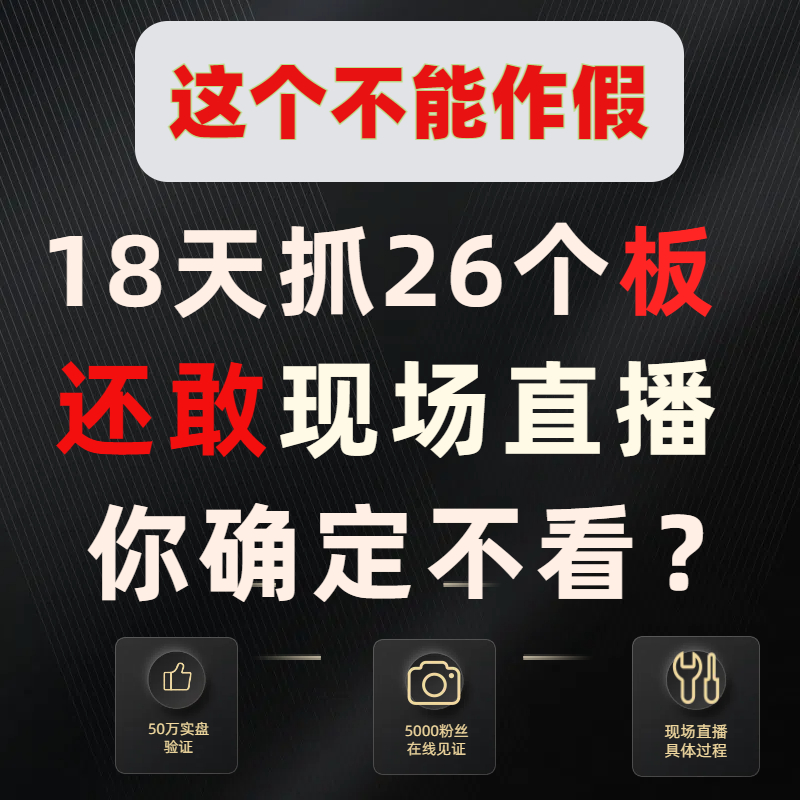 龙头股战法+短线高成功率战法