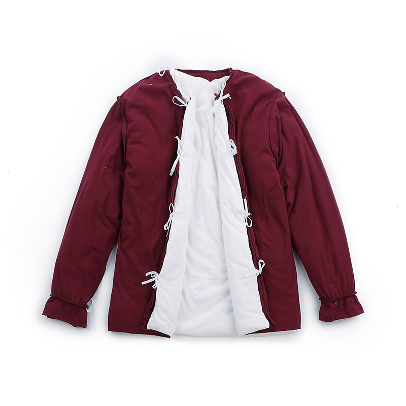 中老年桑蚕丝加厚开衫纽扣棉袄