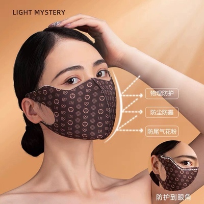 防尘面罩逆光之谜防紫外线防晒