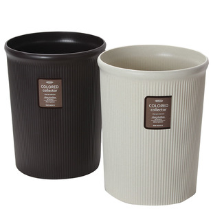 lustroware日式生活家用垃圾桶厨卫客厅卧室无盖纸篓桶简洁素雅