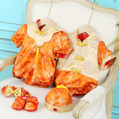 男女宝宝周岁礼服婴儿春秋夏抓周服长袖 满月周岁中国风包P服唐装