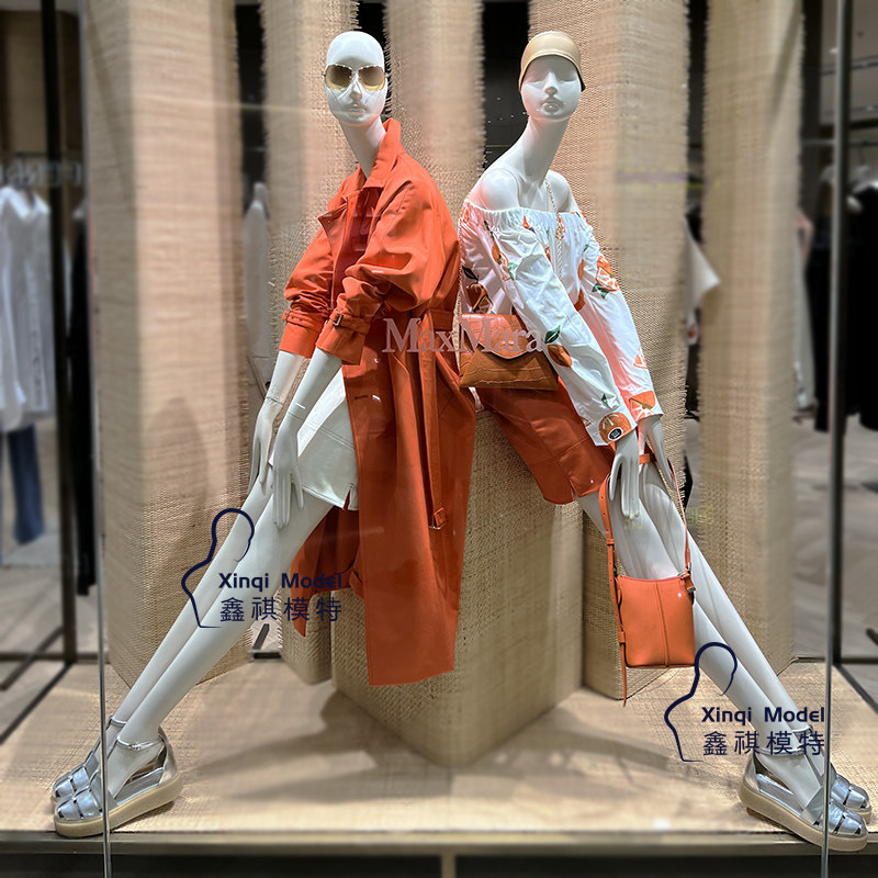 maxmara女全身模特道具婚纱展示架服装店陈列假人大牌橱窗展示模