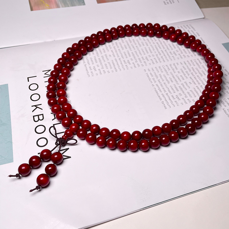 机刷松油包浆固化琥珀木手串高透血龙木北沉香松明子佛珠文玩手链