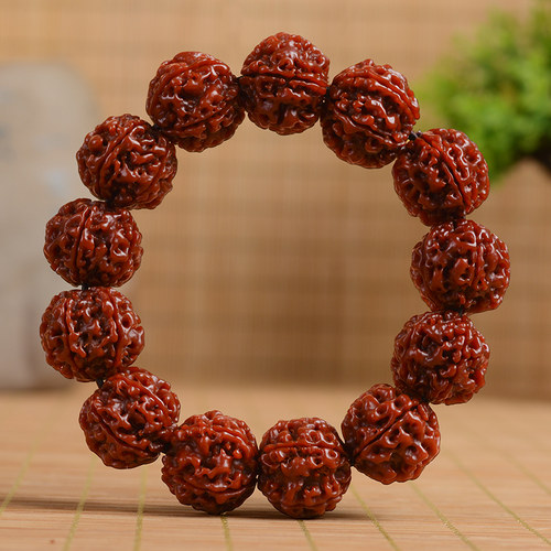 吉方圆金刚菩提子包浆手串机刷