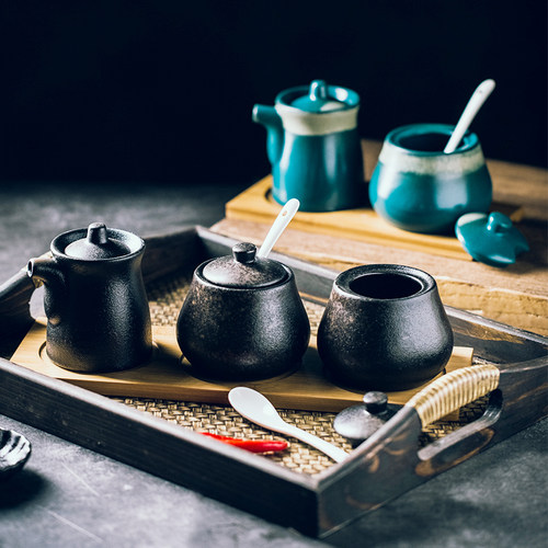 调味瓶罐套装带盖带勺