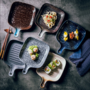 单柄创意饭盘陶瓷盘子早餐盘 烘培烤盘 焗饭盘烤箱平盘家用 款 日式