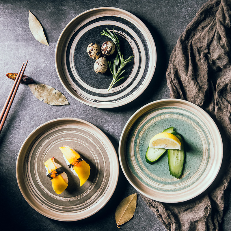 高级感有格调特别好看的盘子平盘