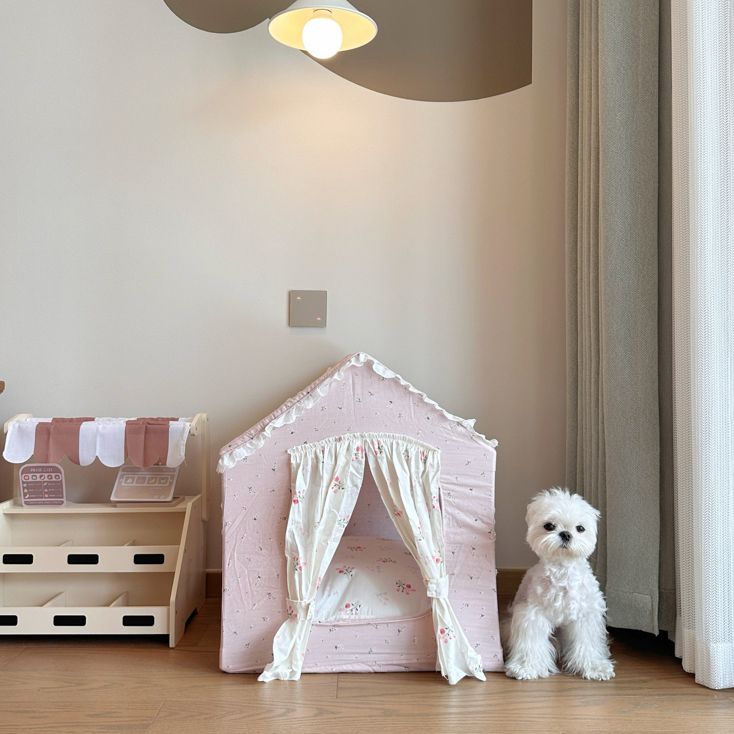 小狗房子帐篷猫狗通用可爱宠物屋公主屋网红可爱小型犬猫别墅纯棉,宠物/宠物食品及用品,狗窝/屋/帐篷/沙发,淘宝优惠券,粉丝福利购,淘宝优惠卷