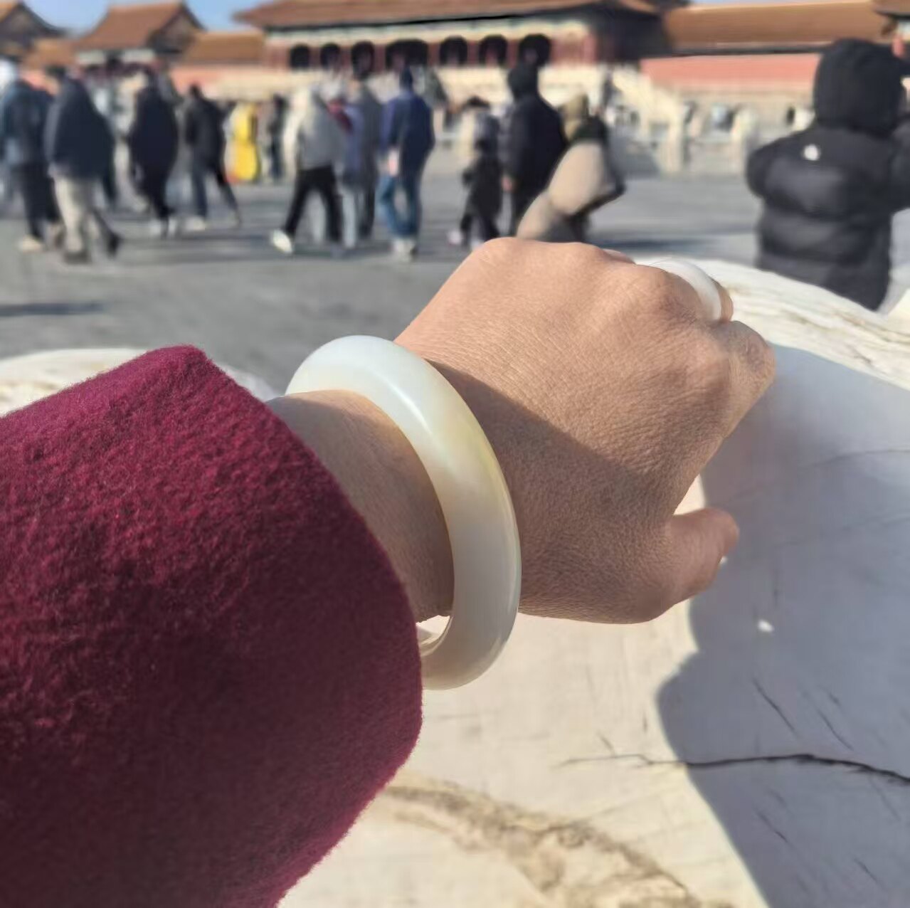 小石头和田玉高端品牌珍藏馆开馆纪念福利手镯&mdash;羊脂玉籽料