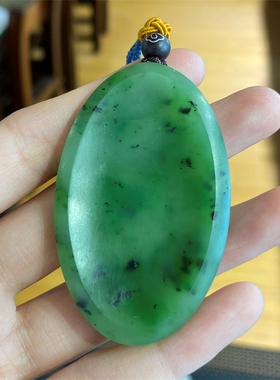 新疆和田碧玉籽料平安无事牌吊坠挂件项链手链观音佛财神ld06054