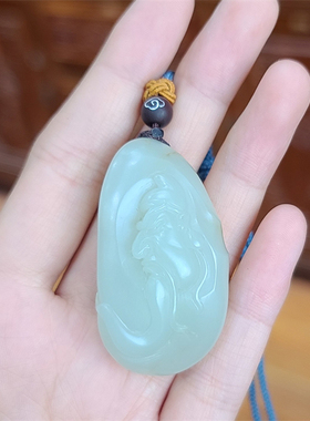 和田白玉籽料关公挂件 悟道 财神  弥勒佛 观音 xx18052