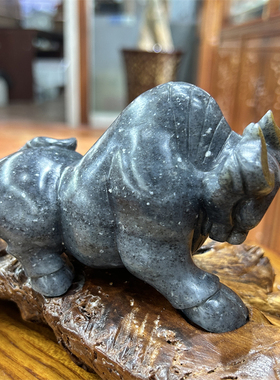 新疆和田青花玉牛摆件     弥勒佛观音挂件吊坠   xx16237