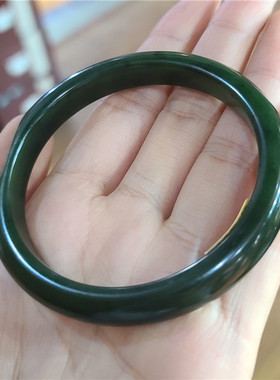 新疆和田碧玉籽料手镯油性细度和田玉料xx07007
