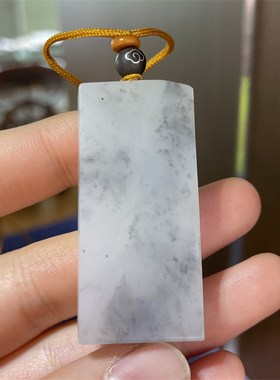 新疆和田青花玉籽料平安无事牌挂件吊坠平安牌平安扣  ld06069