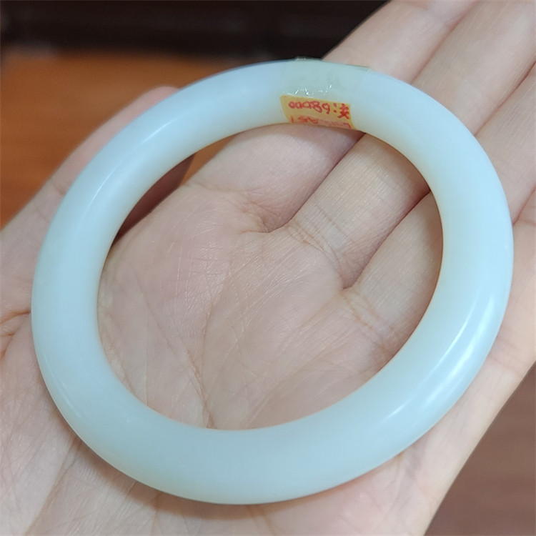 新疆和田羊脂白玉籽料手镯观音弥勒佛荷花吊坠挂件  xx bxg06013