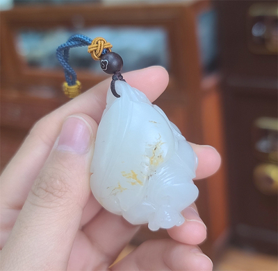 小石头和田玉挂件吊坠籽料12300