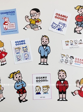 CottonCandy-小众原田治个性涂鸦贴卡通装饰行李箱手账防水贴纸