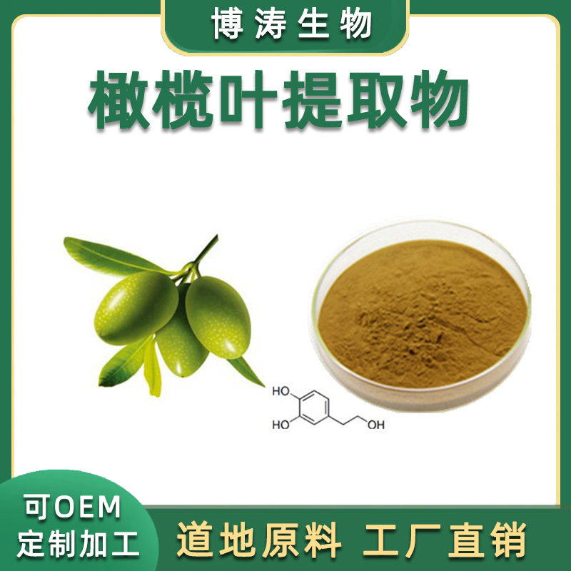橄榄苦甙10%20% 橄榄叶提取物 橄榄浓缩免煎粉100克包邮发货