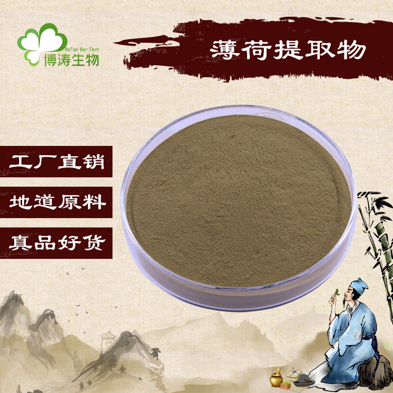 薄荷提取物天然薄荷叶浓缩粉水溶