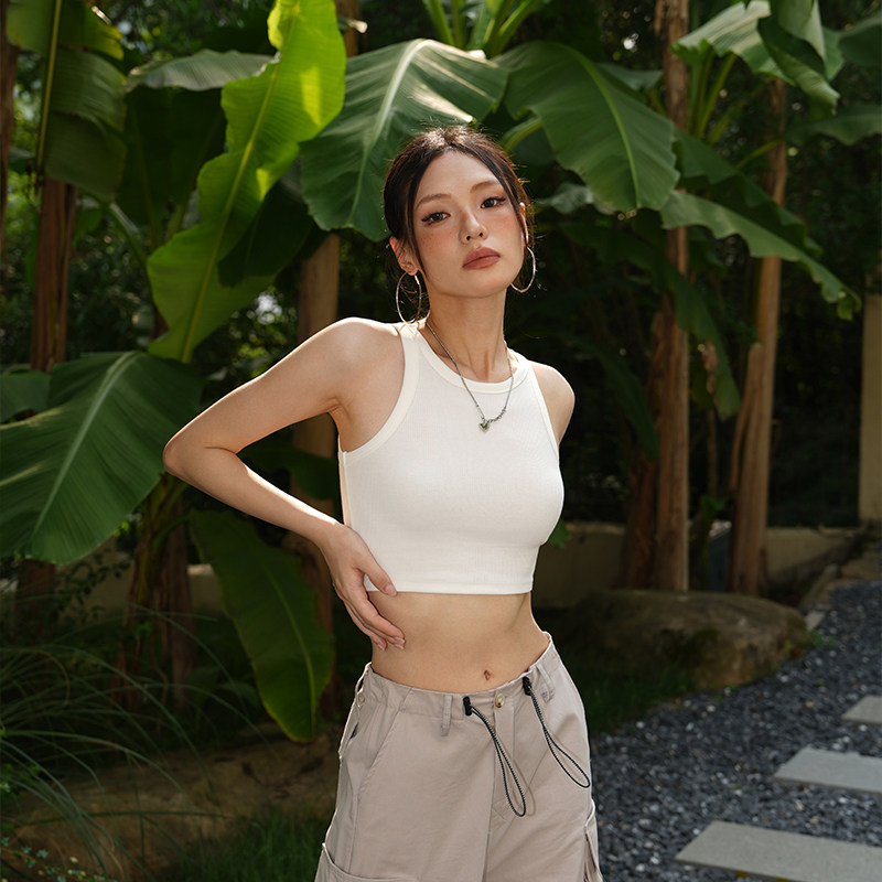 夏季美式吊带背心女短款工字甜辣小个子性感紧身修身内搭抹胸上衣,女装/女士精品,背心吊带,淘宝优惠券,粉丝福利购,淘宝优惠卷