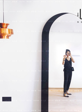 弥生志 拱门镜阴影镜 艺术网红北欧全身落地镜贴墙衣帽间试衣镜