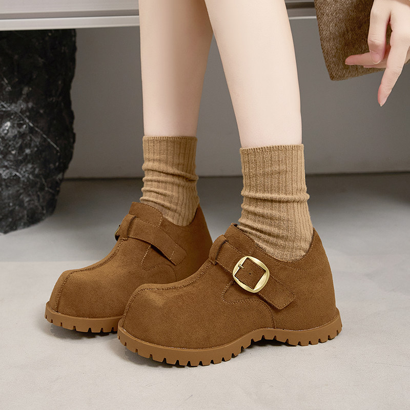 6cm~隐形内增高勃肯鞋女2026早春新款小个子显瘦时尚百搭外穿单鞋,女鞋,勃肯鞋/软木鞋,淘宝优惠券,粉丝福利购,淘宝优惠卷