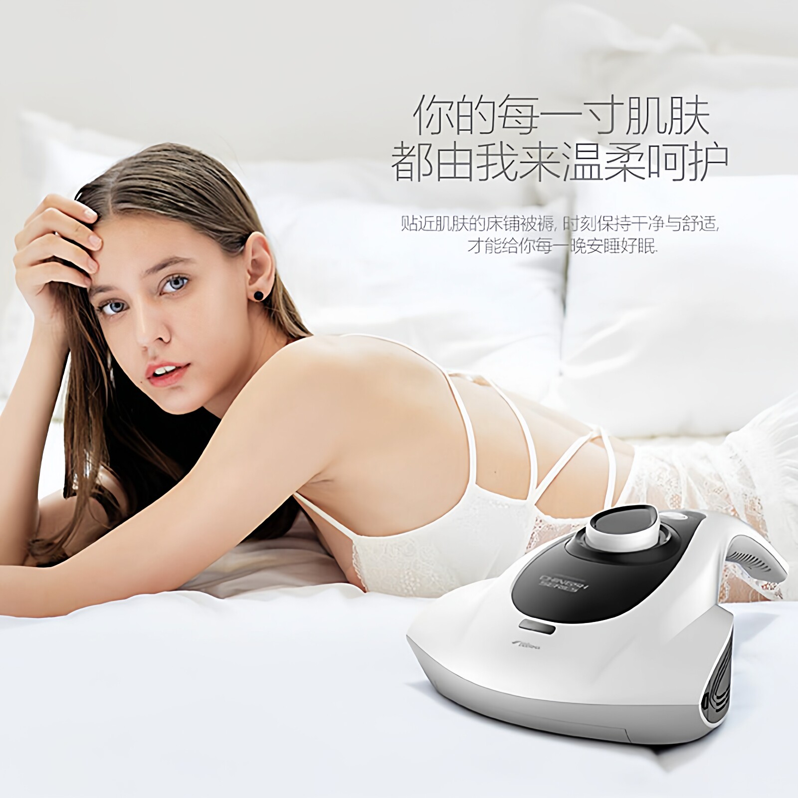 德尔玛除螨仪CM900s配件家用hepa海帕滤芯尘盒滤网八字电源线通用