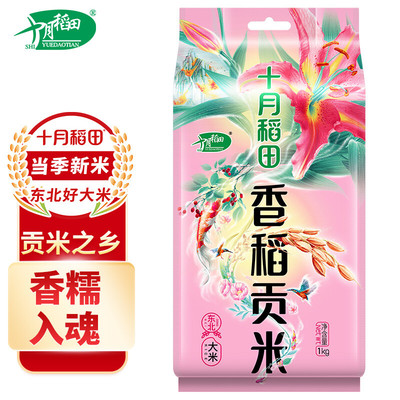 十月稻田香稻贡米1kg