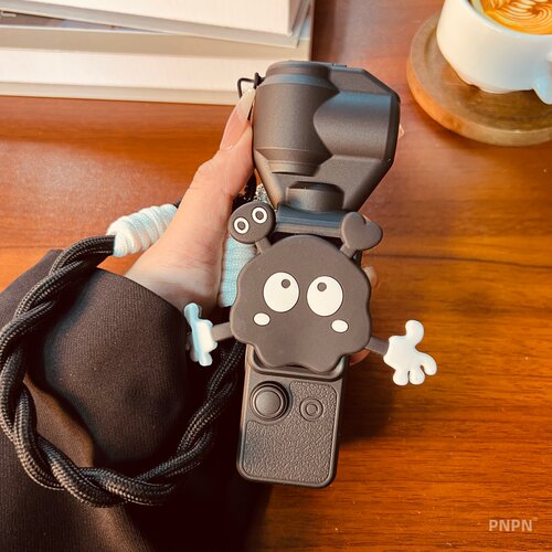 适用大疆pocket4p保护壳4黑绒仔3适用影石lunaultra配件pro保护套