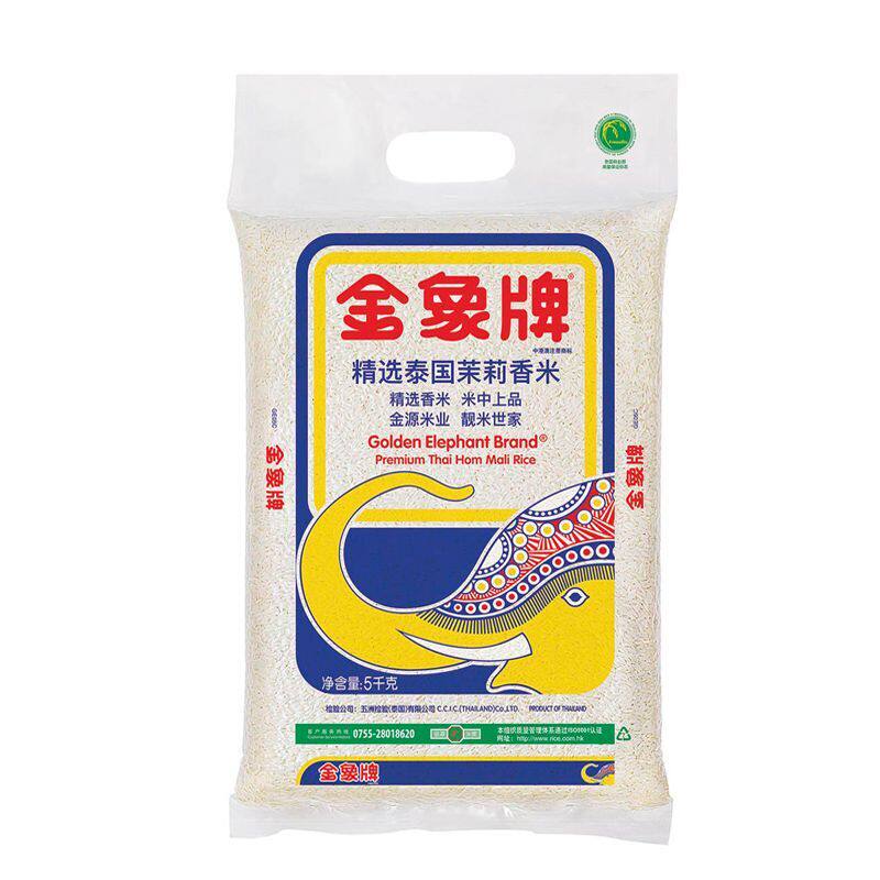 香港金象牌精选泰国香米 泰国顶上茉莉香米 金象米清香回甘
