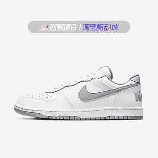 耐克NIKE BIG LOW 灰白男子低帮百搭复古休闲板鞋 355152-106