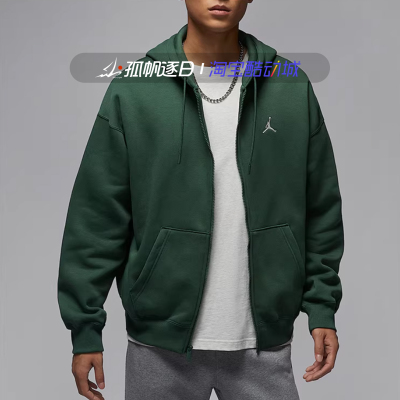 Jordan男子休闲加绒连帽夹克外套