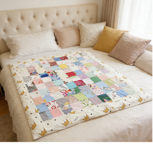 新生婴幼儿园宝宝百家被纯棉布手工diy拼布卡通碎花材料100片纳福