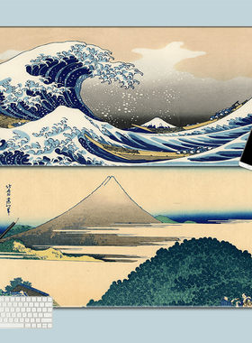 神奈川冲浪里鼠标垫超大