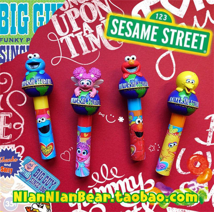 The original single- Global Studios Street Sesame Street Elmo Cookies Bird Cap of a pen Decoration decoratein the Play mode/Anime/Periphery/cos/Board games , Cartoon/Animation around , Anime cards/Pendant/Stationery  category - from Buy2taobao.com to provide professional Taobao agent buy service