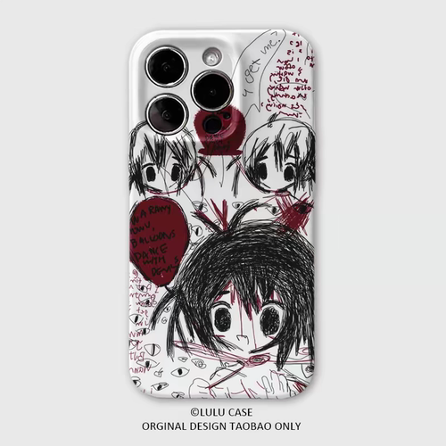 亚文化千禧复古女孩菲林适用iPhone16/15promax手机壳苹果14硬壳xsmax个性SE3小众XR13pro/8plus红米k60pro