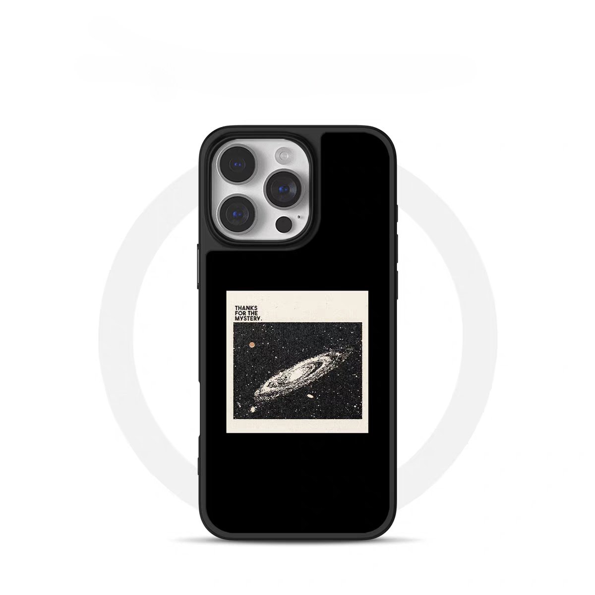 ins风个性银河之中黑边软壳适用苹果iPhone17promax手机壳16pro15小米14Pro保护套华为mate60P70防摔三星S23
