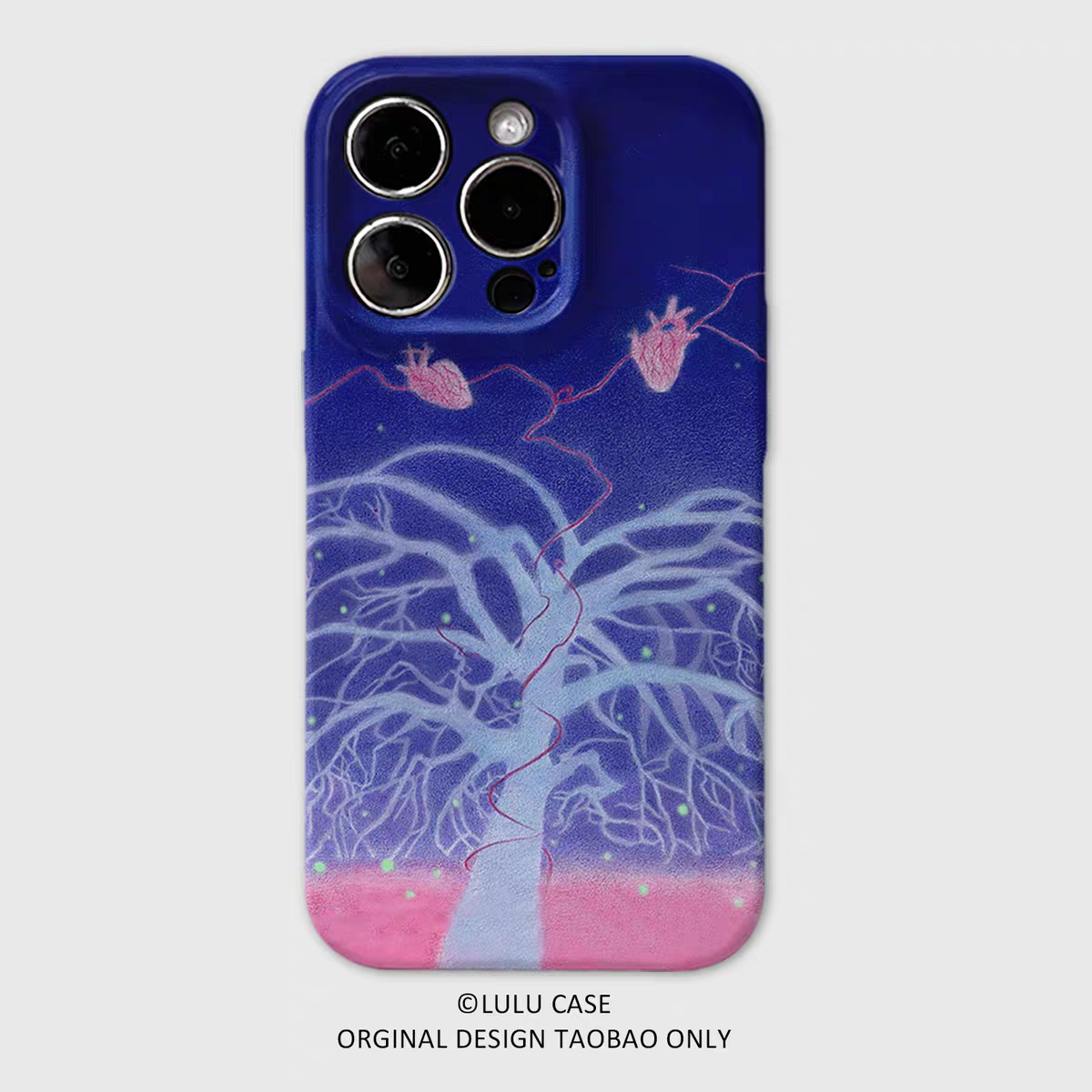 适用于iPhone16Promax心脏之树脉络15promax手机壳14pro原创xr艺术12软壳11高级感15plus小众苹果13promax