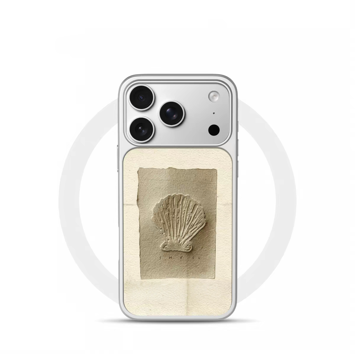 ins复古贝壳的曲线电镀银黑边适用苹果iPhone17promax手机壳16pro小米15Pro保护套华为mate80P70三星S23软壳