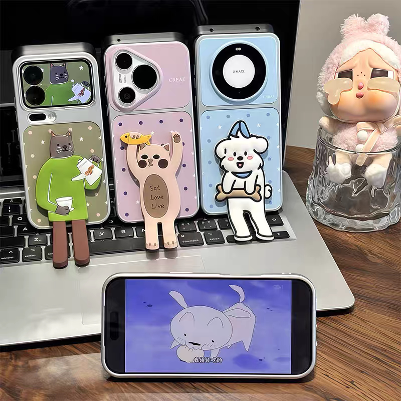 星星波点小狗猫咪适用iPhone17promax手机壳苹果16小米17华为p80mate80K90nova15荣耀500reno14Y300x200ACE6