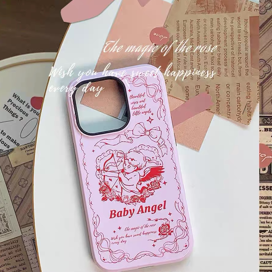 原创爱神丘比特适用iphone15苹果手机壳16pro防摔13promax12菲林二合一14Pro小米华为荣耀OPPOvivo11Xsmax78p