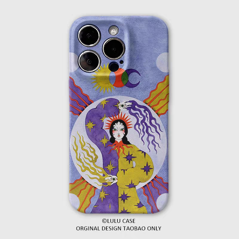 适用于iPhone16Promax太阳神女祭司15pro手机壳14pro小众xr中古风12mini软壳11高级感15plus艺术苹果13promax