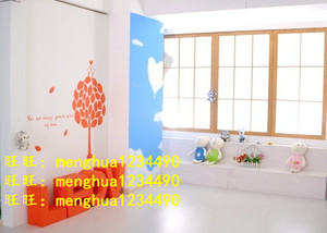 新款影楼实景儿童婚纱摄影实景制作影棚主题实景装修设计厂家m-88