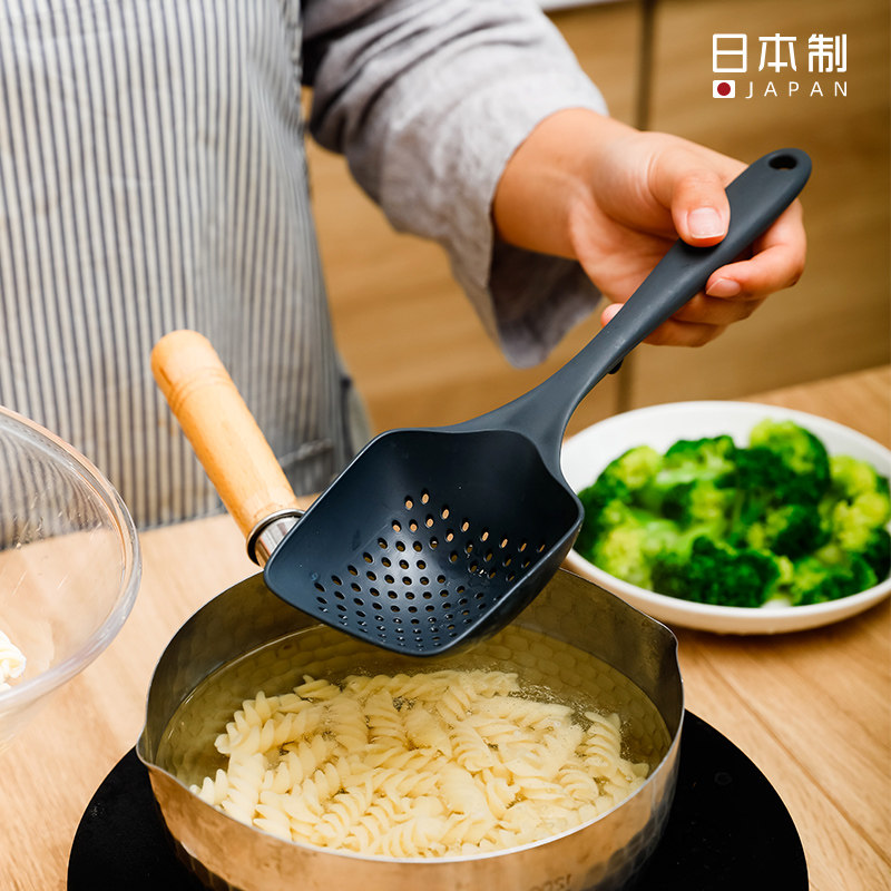 日本进口沥水漏勺汤勺厨房长柄耐高温尼龙勺子捞饺子捞意面过滤网,厨房/烹饪用具,漏勺/滤网勺,淘宝优惠券,粉丝福利购,淘宝优惠卷