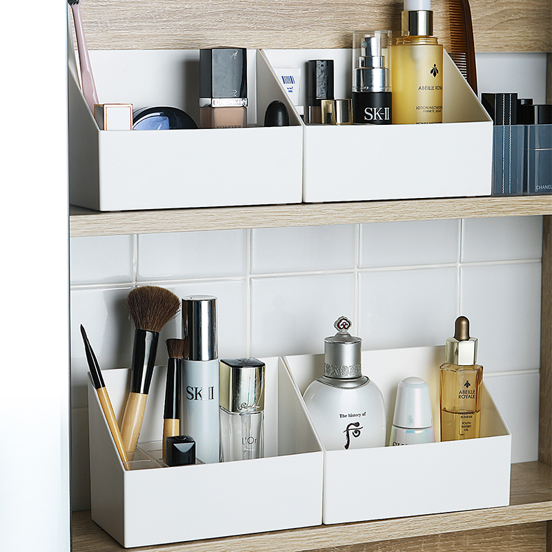 分隔宿舍塑料桌面化妆品收纳盒