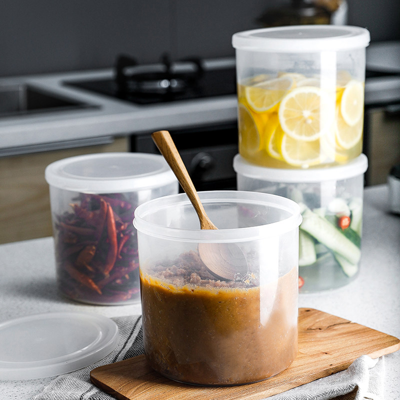 日本进口酱料味噌干货食品密封盒