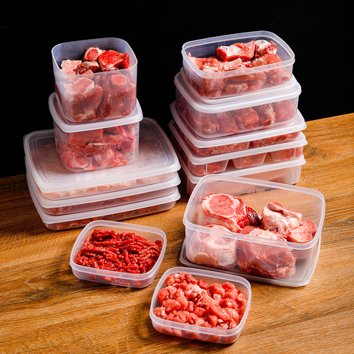 日本冷冻肉类保鲜骨头肉收纳盒
