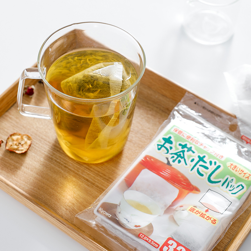 日本进口茶包袋一次性滤茶包花茶泡茶过滤袋厨房卤料包煲汤煎药包