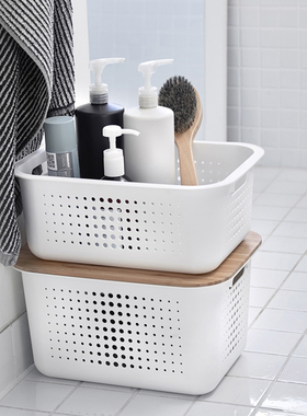 瑞典进口smartstore收纳篮家用多功能镂空收纳筐桌面化妆品收纳盒