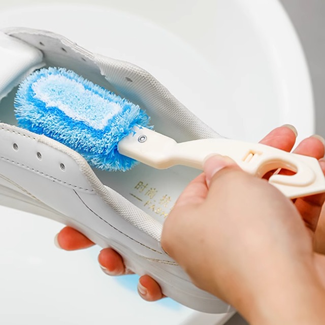 日本进口洗鞋刷子专用360度刷鞋神器硬毛鞋刷家用多功能清洁刷子